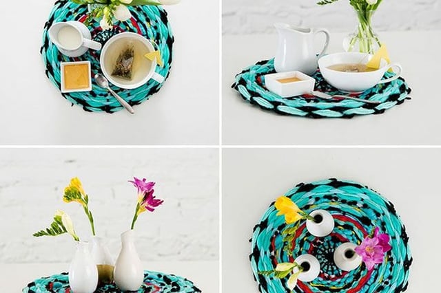An Easy DIY: Weave This Colorful Placemat Today